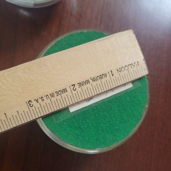 Vintage Lucite Paperweight Set With Natural Shells Flowers & Pinecone In Clear D - Picture 8 of 8